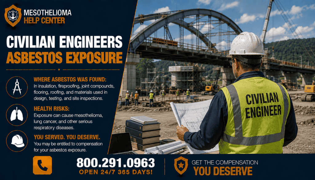 Civilian Engineers Asbestos Exposure - Mesothelioma