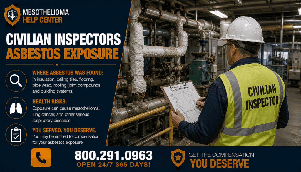 Civilian Inspectors Asbestos Exposure - Mesothelioma