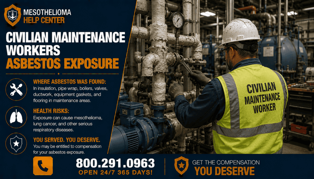 Civilian Maintenance Workers Asbestos Exposure - Mesothelioma