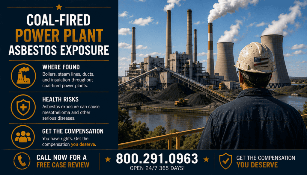 Coal-Fired Power Plant Asbestos Exposure - Mesothelioma