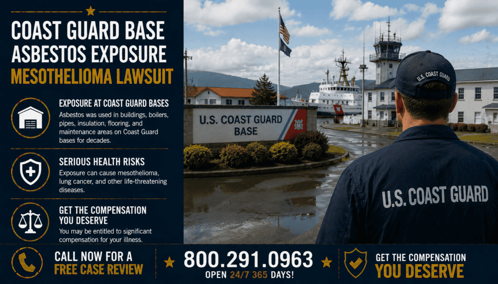 Coast Guard Base Asbestos Exposure Lawsuit - Mesothelioma