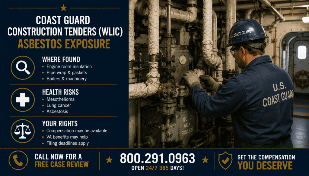Coast Guard Construction Tenders (WLIC) Asbestos Exposure - Mesothelioma
