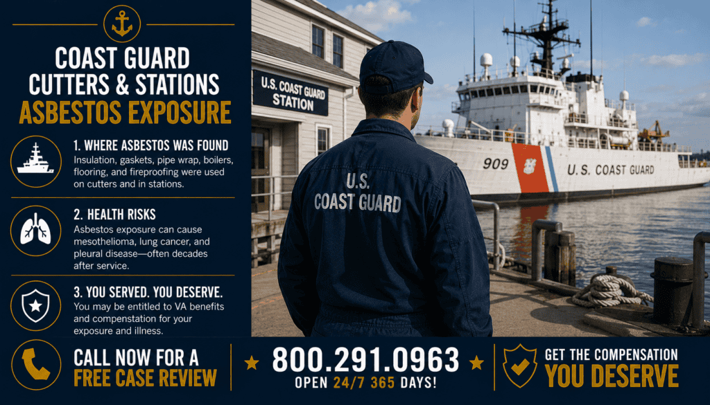 Coast Guard Cutters & Stations Asbestos Exposure - Mesothelioma