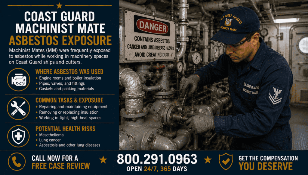 Coast Guard Machinist Mate Asbestos Exposure - Mesothelioma