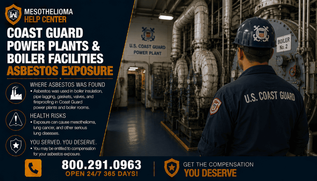Coast Guard Power Plants Boiler Facilities Asbestos Exposure - Mesothelioma
