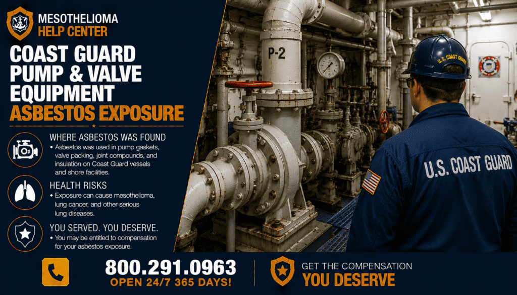 Coast Guard Pump & Valve Equipment Asbestos Exposure Lawsuit
