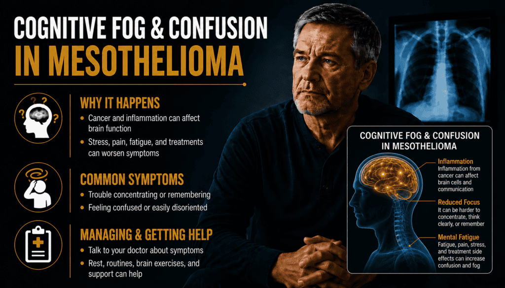 Cognitive Fog & Confusion in Mesothelioma - Mesothelioma Symptom