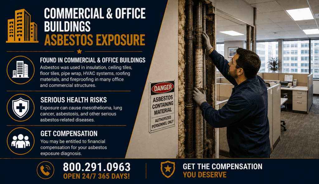 Commercial & Office Buildings Asbestos Exposure - Mesothelioma