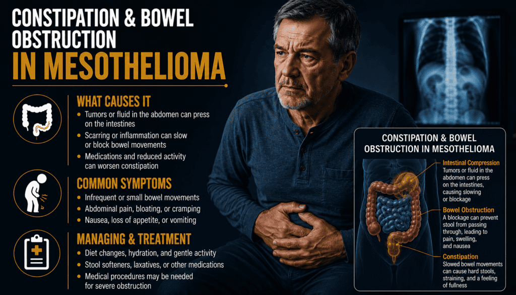 Constipation & Bowel Obstruction in Mesothelioma - Mesothelioma Symptom