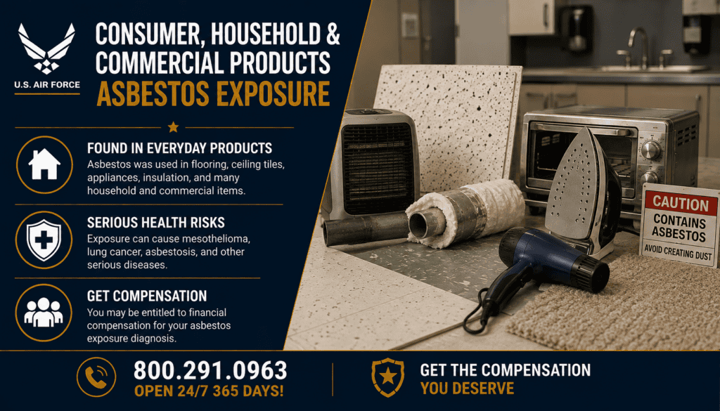 Consumer, Household & Commercial Products Asbestos Exposure - Mesothelioma