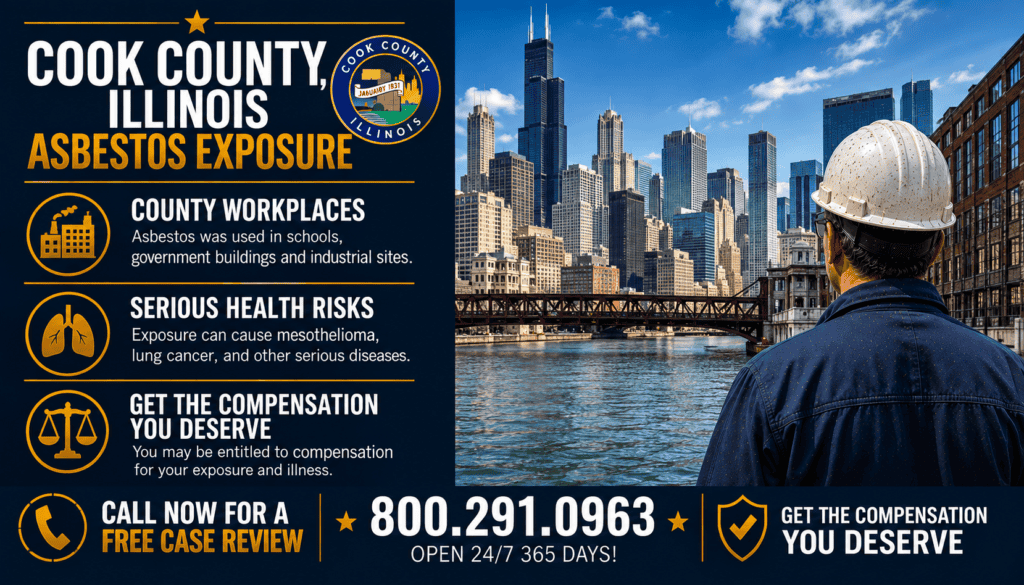 Cook County, Illinois Asbestos Exposure & Mesothelioma Lawsuit