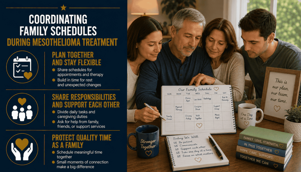 Coordinating Family Schedules During Mesothelioma Treatment