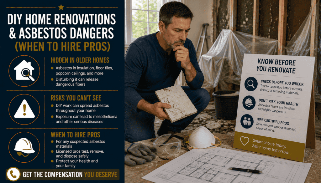 DIY Home Renovations & Asbestos Dangers (When to Hire Pros) - Mesothelioma