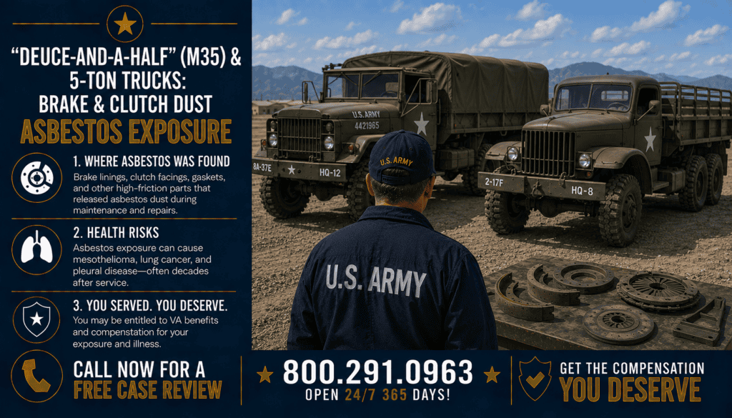 Deuce-and-a-Half (M35) & 5-Ton Trucks Brake & Clutch Dust
