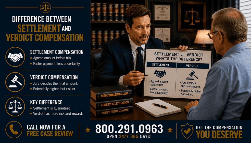 Difference Between Settlement and Verdict Compensation - Mesothelioma
