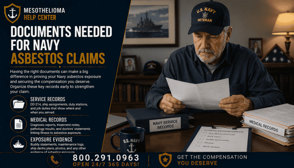 Documents Needed for Navy Asbestos Claims - Mesothelioma