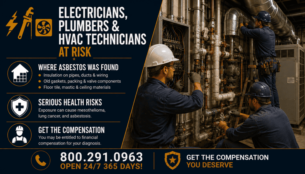 Electricians, Plumbers & HVAC Technicians at Risk - Mesothelioma