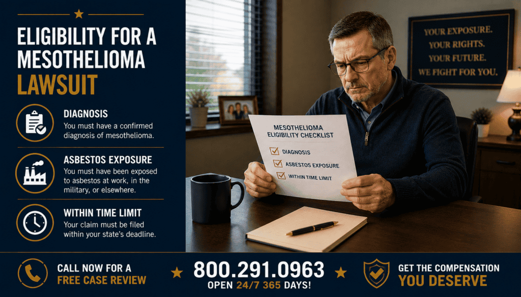 Eligibility for a Mesothelioma Lawsuit - Asbestos Exposure