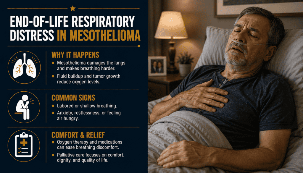 End-of-Life Respiratory Distress in Mesothelioma