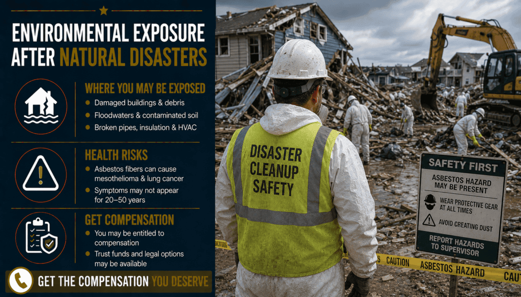 Environmental Exposure After Natural Disasters - Mesothelioma