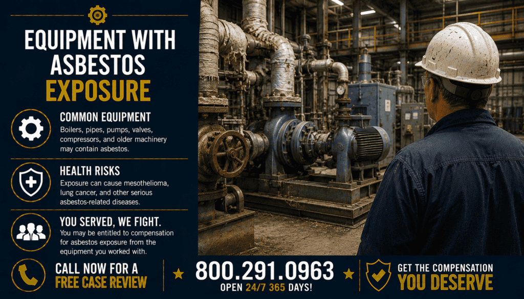 Equipment With Asbestos Exposure - Mesothelioma Cancer Lawsuit