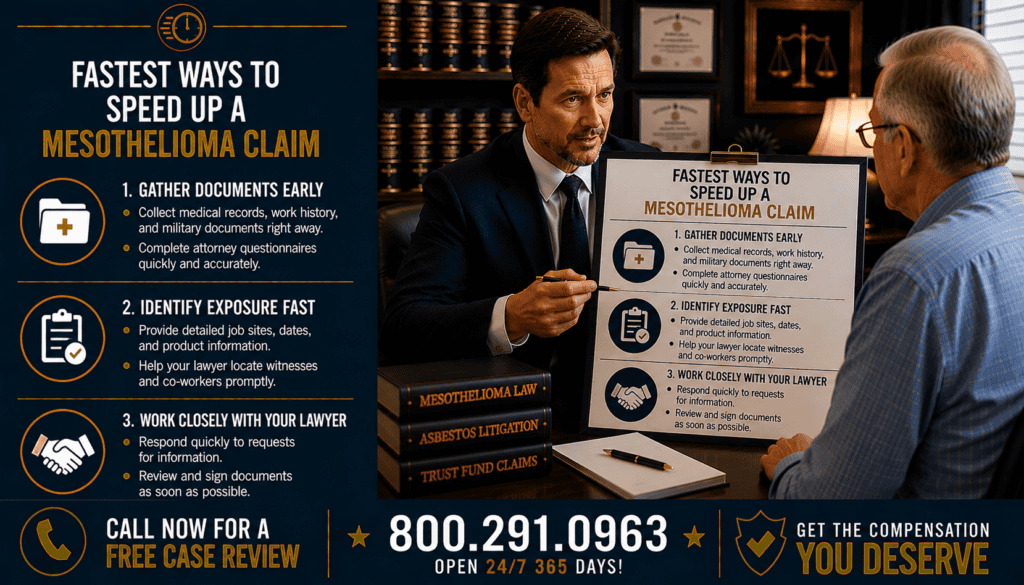 Fastest Ways to Speed Up a Mesothelioma Claim