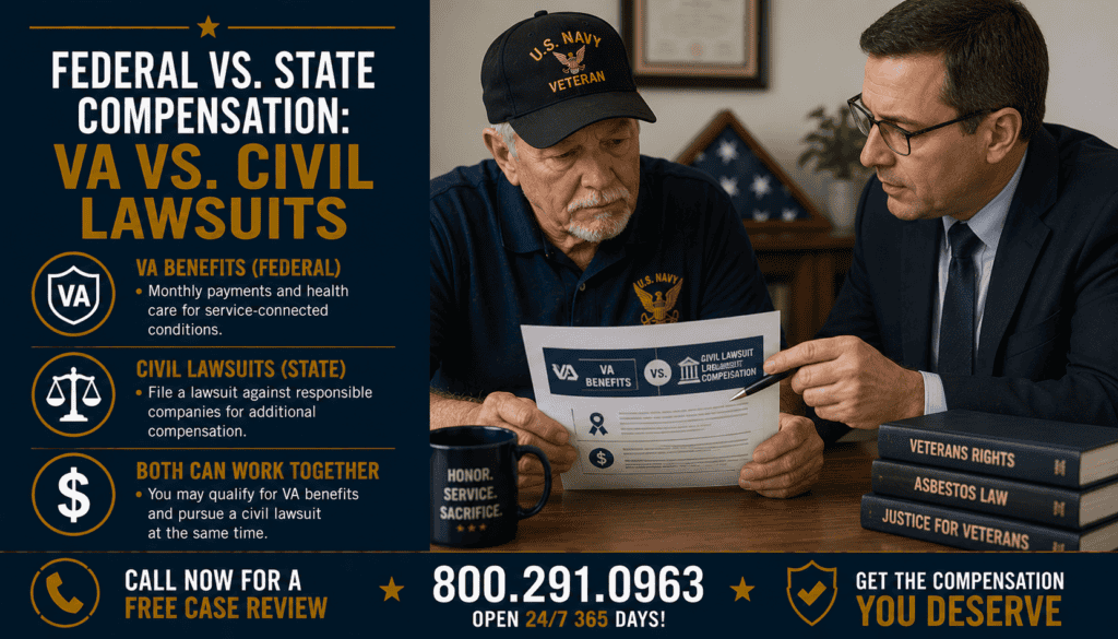 Federal vs. State Compensation VA vs. Civil Lawsuits