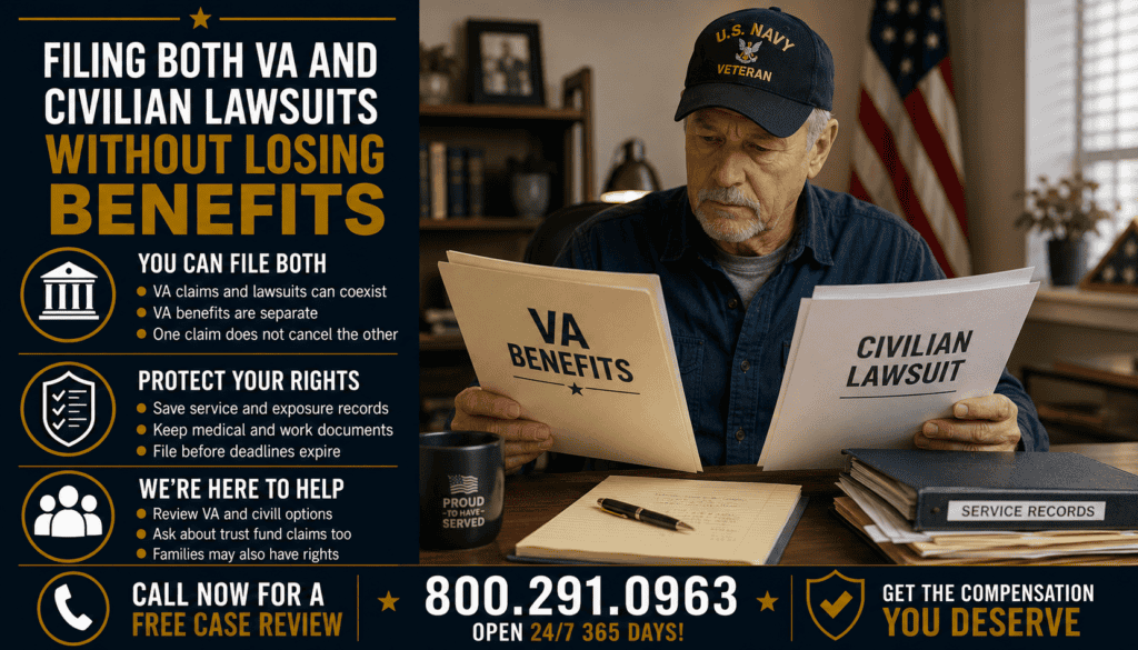 Filing Both VA and Civilian Lawsuits Without Losing Benefits - Mesothelioma
