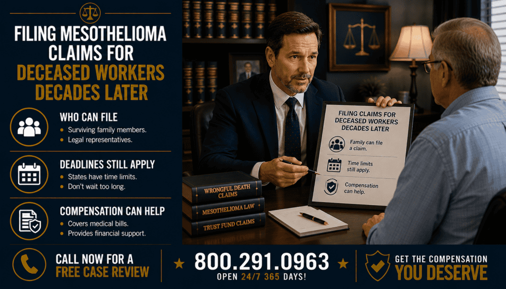 Filing Mesothelioma Claims for Deceased Workers Decades Later