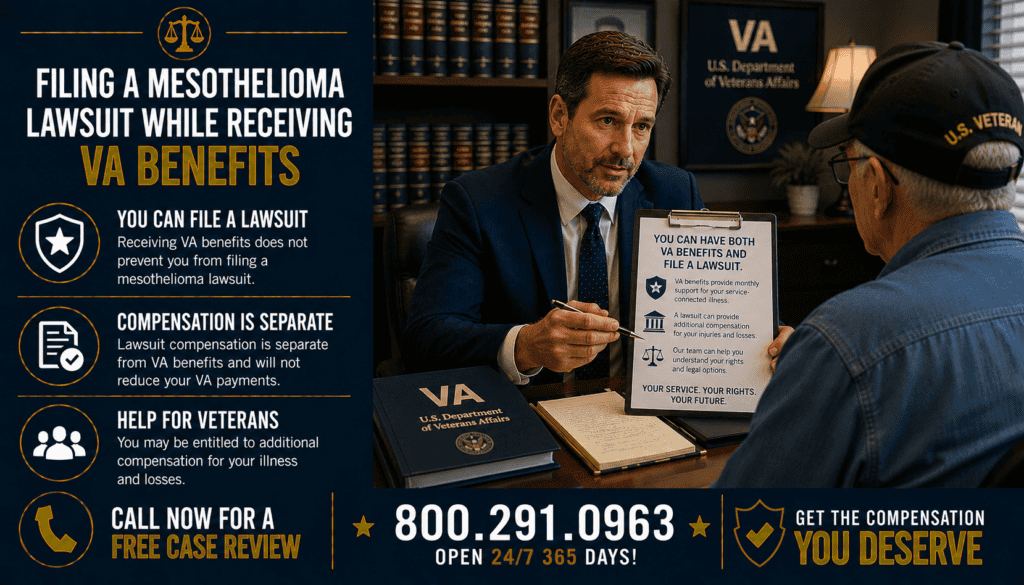 Filing a Mesothelioma Lawsuit While Receiving VA Benefits