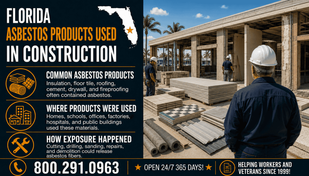 Florida Asbestos Products Used in Construction - Mesothelioma