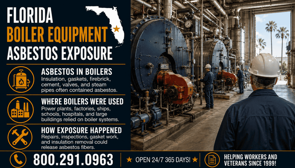 Florida Boiler Equipment Asbestos Exposure - Mesothelioma