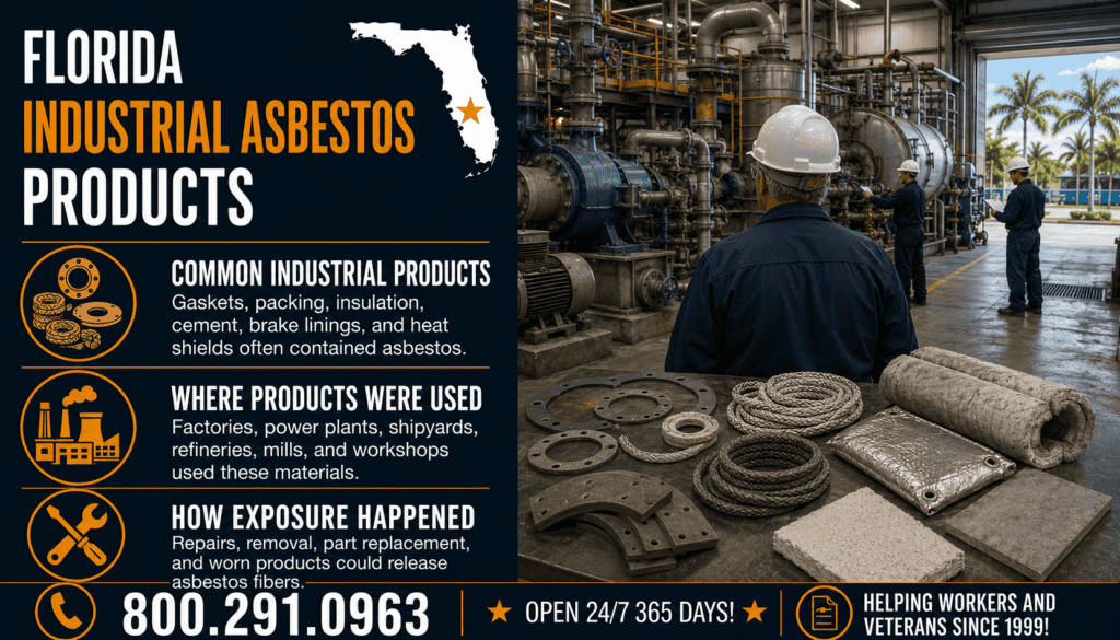 Florida Industrial Asbestos Products - Mesothelioma
