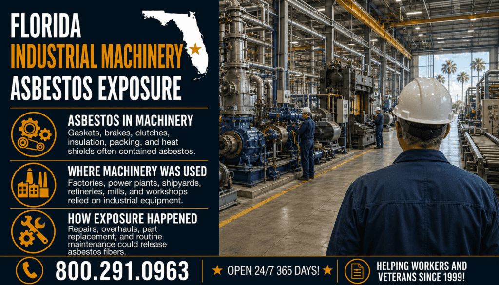Florida Industrial Machinery Asbestos Exposure - Mesothelioma