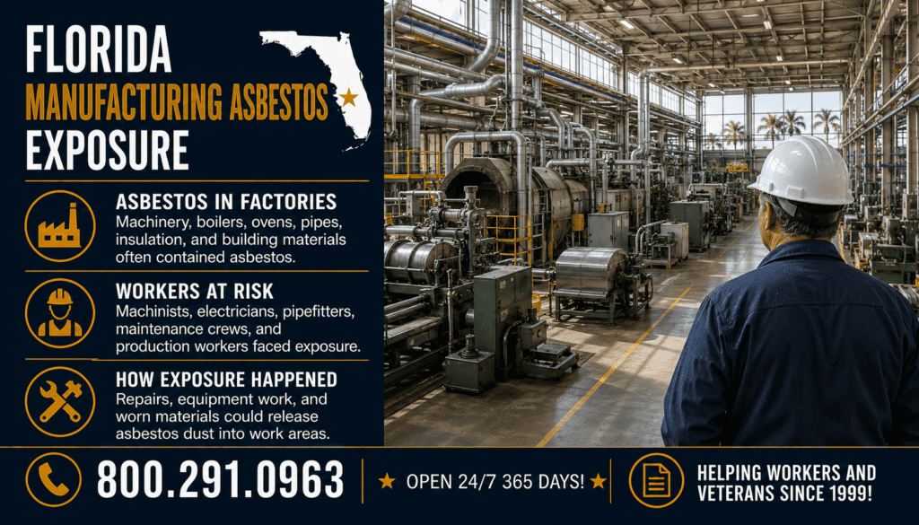 Florida Manufacturing Asbestos Exposure - Mesothelioma