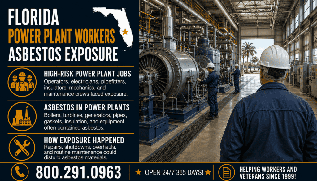 Florida Power Plant Workers Mesothelioma