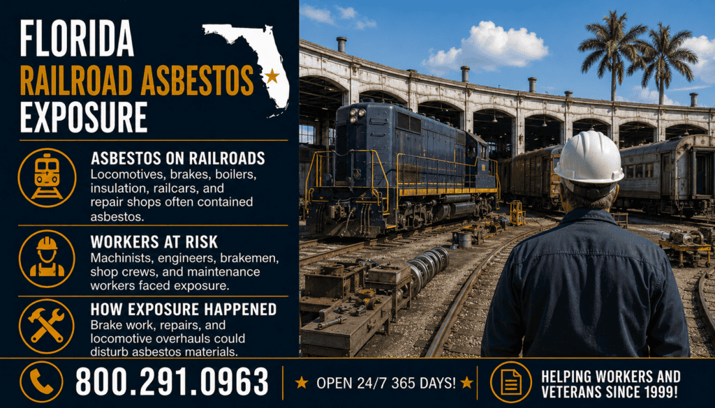 Florida Railroad Asbestos Exposure - Mesothelioma