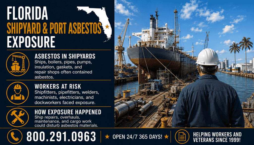 Florida Shipyard & Port Asbestos Exposure - Mesothelioma