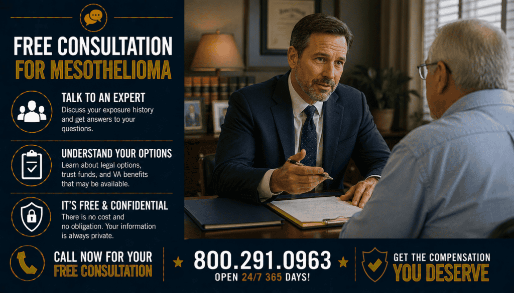 Free Consultation for Mesothelioma - Asbestos Exposure