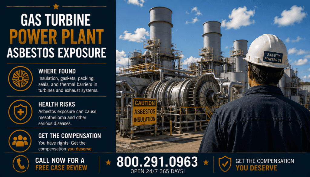 Gas Turbine Power Plant Asbestos Exposure - mesothelioma