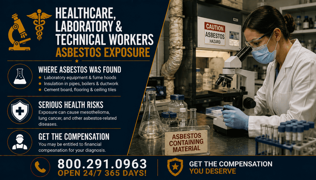 Healthcare, Laboratory & Technical Workers Asbestos Exposure - Mesothelioma