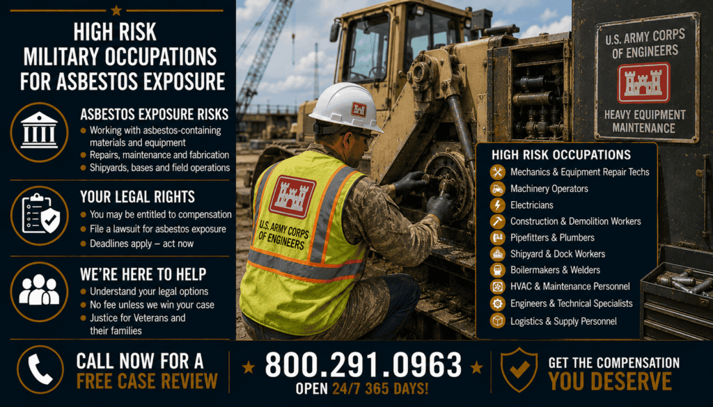 High-Risk Military Occupations for Asbestos Exposure - Mesothelioma