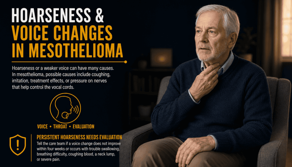 Hoarseness & Voice Changes in Mesothelioma - Mesothelioma Diagnosis