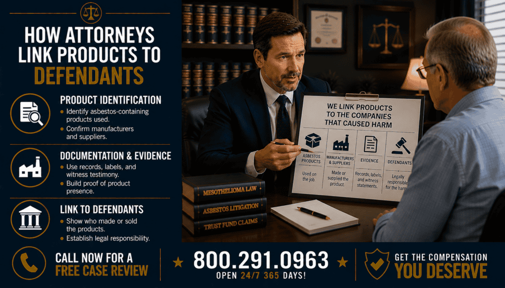 How Attorneys Link Products to Defendants - Mesothelioma
