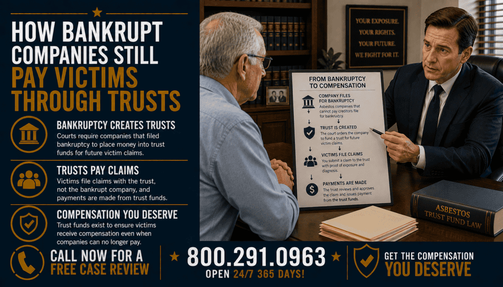 How Bankrupt Companies Still Pay Victims Through Trusts - Mesothelioma Lawsuit