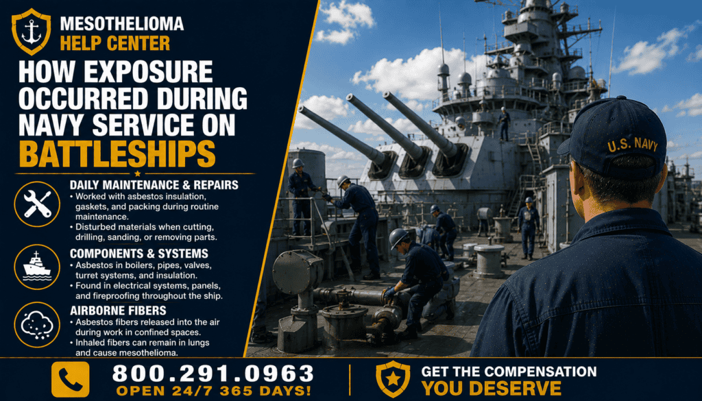 How Exposure Occurred During Navy Service on Battleships - Mesothelioma