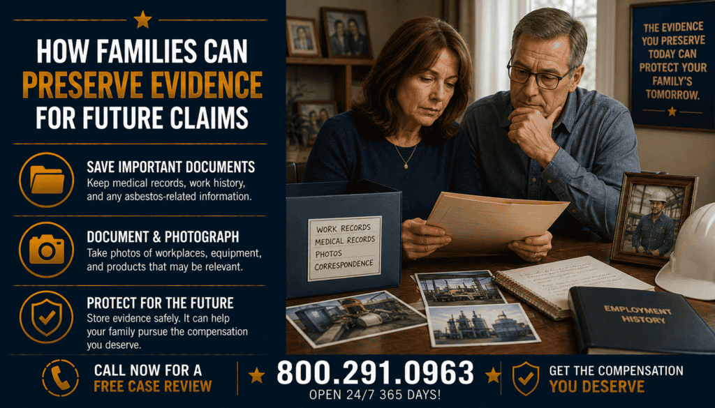 How Families Can Preserve Evidence for Future Claims - Mesothelioma