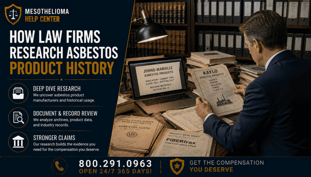 How Law Firms Research Asbestos Product History - Mesothelioma