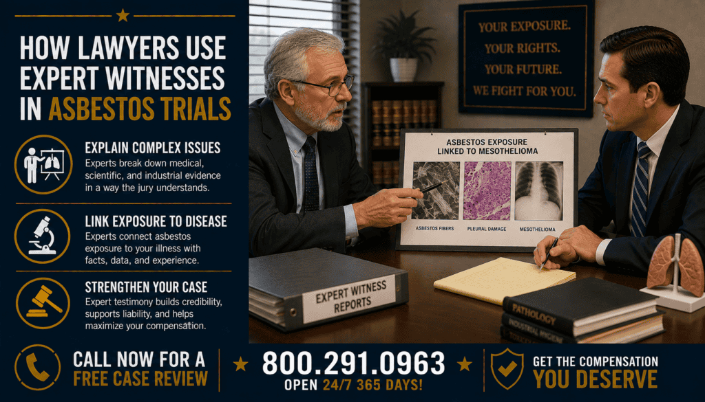 How Lawyers Use Expert Witnesses in Asbestos Trials - Mesothelioma Lawsuit
