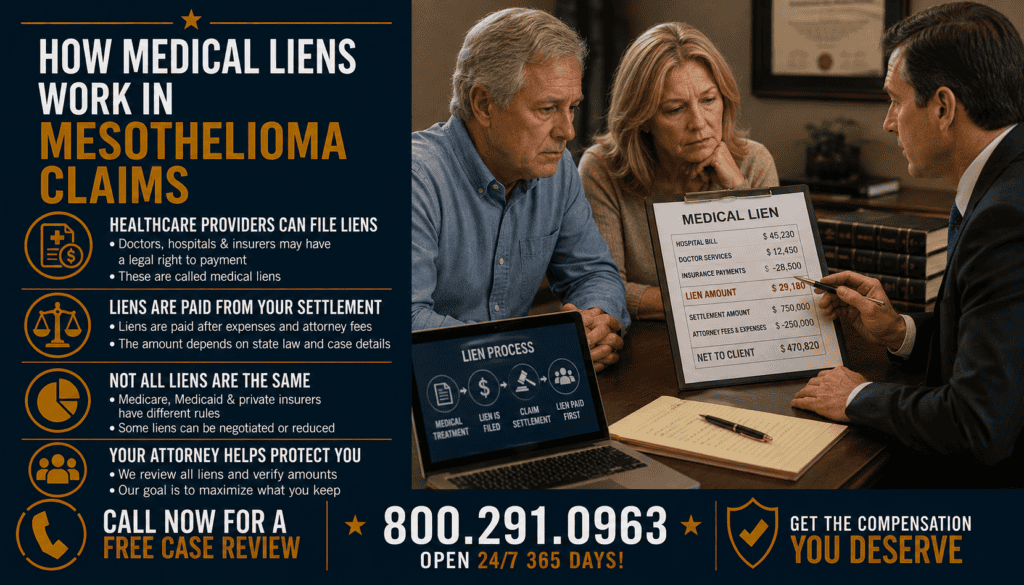How Medical Liens Work in Mesothelioma Claims